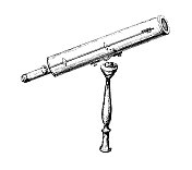 格里高利望远镜|古代科学插图 格里高利望远镜|古代科学插图