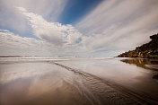 海景图片，西北尼尔森，新西兰