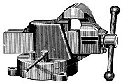 Vise |古董设计插图