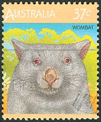 澳洲袋熊邮票