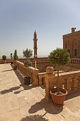 土耳其马丁的旧sehidiye medrese清真寺尖塔