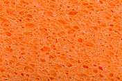 橙色海绵表面