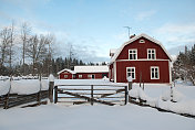 传统的瑞典农舍