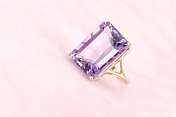 紫水晶金戒指