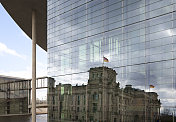 德国柏林国会大厦镜像