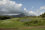夏威夷考艾湖高尔夫球场