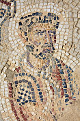 突尼斯:《贝拉・雷吉亚》中的男性罗马马赛克肖像