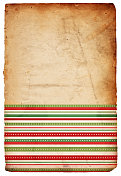 圣诞条纹纸- XXXL