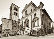 意大利拉齐奥邦邦的圣玛丽亚・阿森塔教堂