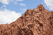 阿根廷枣y省的Purmamarca at Quebrada de Humahuaca