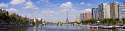 法国巴黎的塞纳河和河畔