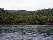 Samanà海岸线，多米尼加共和国
