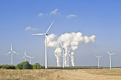 风力涡轮机和能源发电厂
