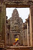 柬埔寨吴哥窟的巴戎寺