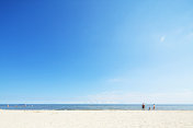 波罗的海寂静的海滩