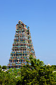 印度马杜赖-斯里米纳克什印度教寺庙
