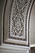 巴伊亚宫的内门，麦地那，马拉喀什，摩洛哥