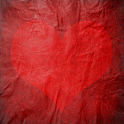 带有垃圾摇滚背景的心 带有垃圾摇滚背景的心