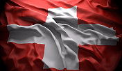 瑞士、伯尔尼国家官方国旗