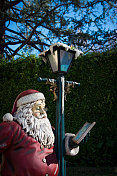 圣诞老人灯柱