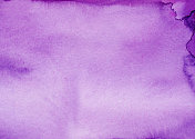 紫罗兰水彩背景与水纹理