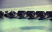 马尔代夫海边的房子