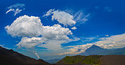 火山景观危地马拉