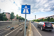 路标-德国的高速公路/高速公路