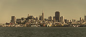 旧金山的天际线