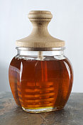蜂蜜罐与分配器