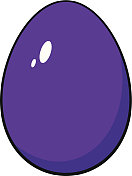 紫色的复活节彩蛋