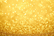 金色散焦灯光背景 金色散焦灯光背景