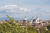 罗马城市全景四月，意大利罗马