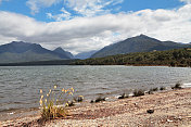 马纳波里湖和浅滩湾，南岛，新西兰