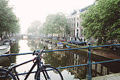 荷兰阿姆斯特丹的运河