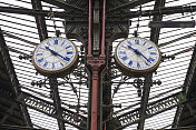 法国车站的时钟