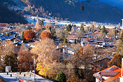 Garmisch-Partenkirchen鸟瞰图