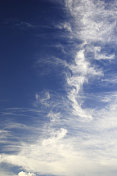 纤细的卷云Cloudscape