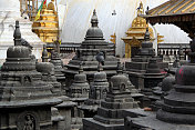 尼泊尔:加德满都的斯瓦扬布纳特寺庙