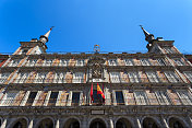 西班牙马德里的市长广场