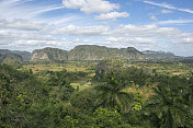 古巴比纳尔del里约热内卢谷的景观