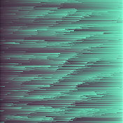 Glitch艺术抽象数字图形元素