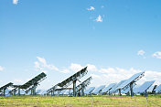 太阳能电池板生产可再生能源