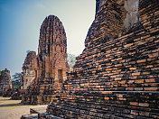 泰国大城府Wat Phra Mahathat