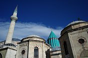 土耳其科尼亚的梅夫拉那鲁米清真寺和博物馆