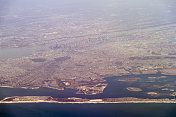 纽约市纽约市的航拍照片
