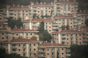 土耳其伊斯坦布尔博斯普鲁斯海峡附近的公寓