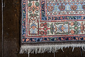 印度地毯细部纹理