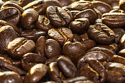 新鲜烘焙咖啡豆