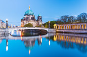 柏林大教堂，柏林大教堂的黄昏，德国